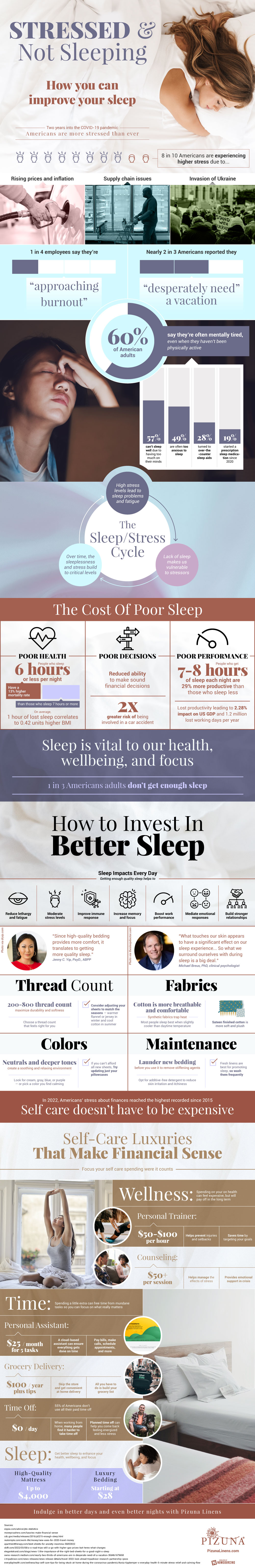 Stressed & Not Sleeping — How you can improve your sleep