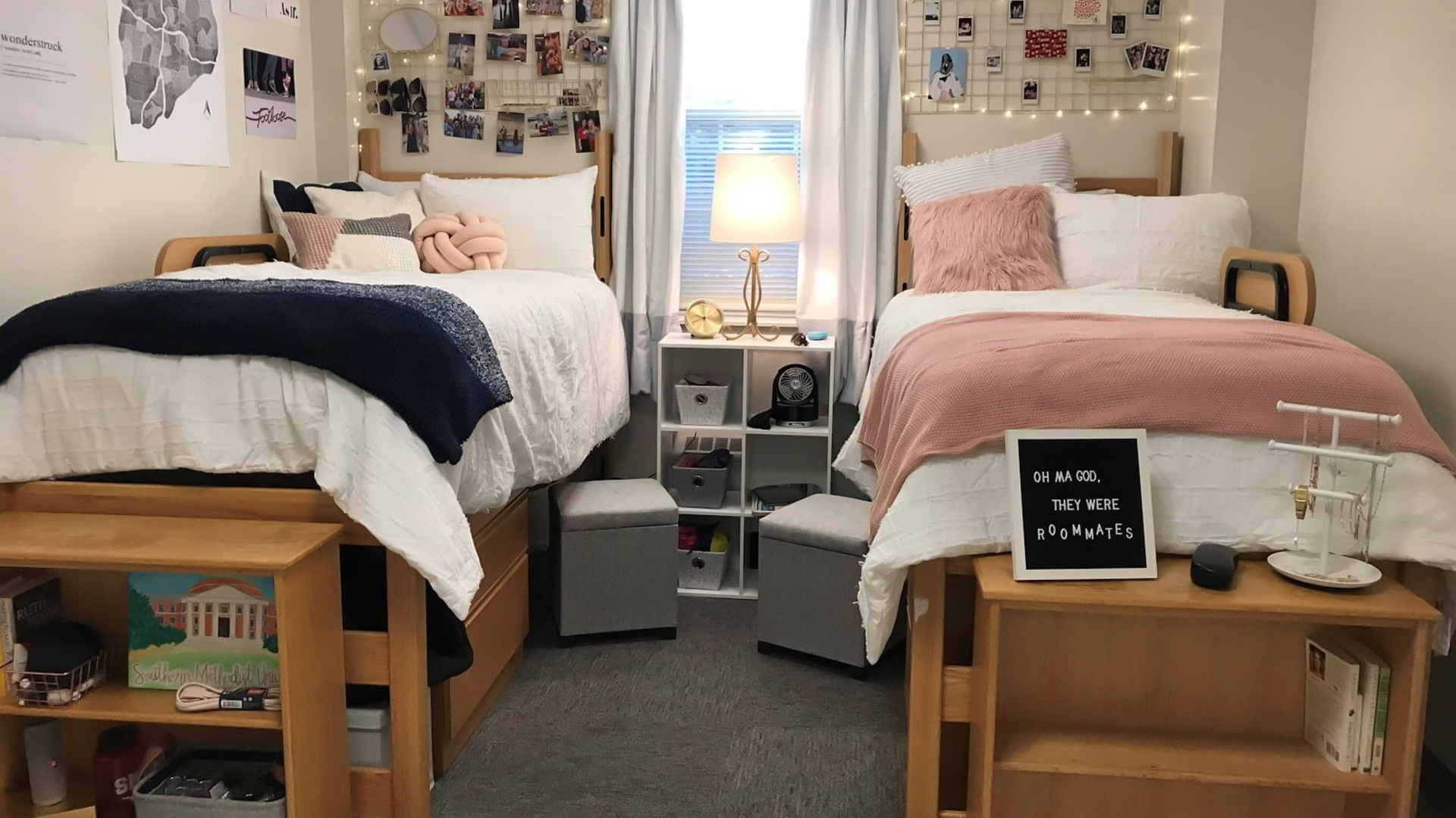 dorm room cozy arrangement