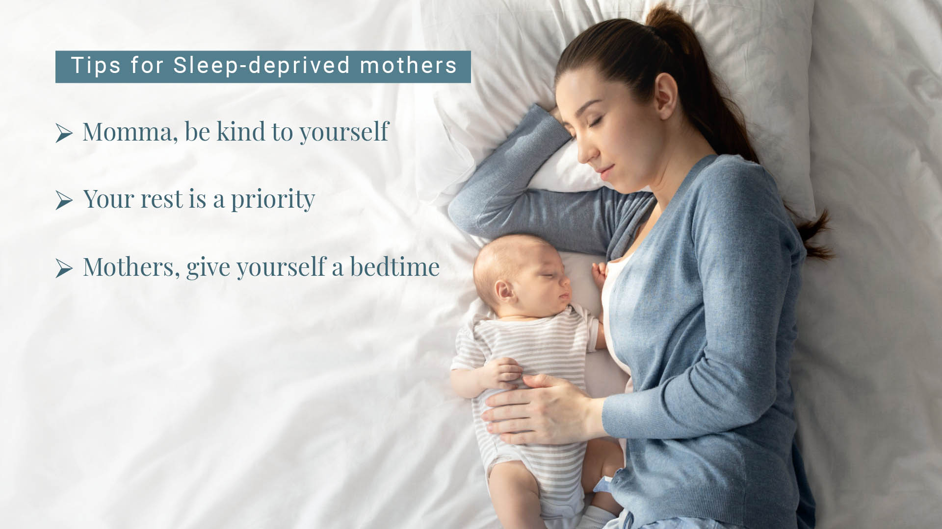 Tips for Sleep-deprived mothers
