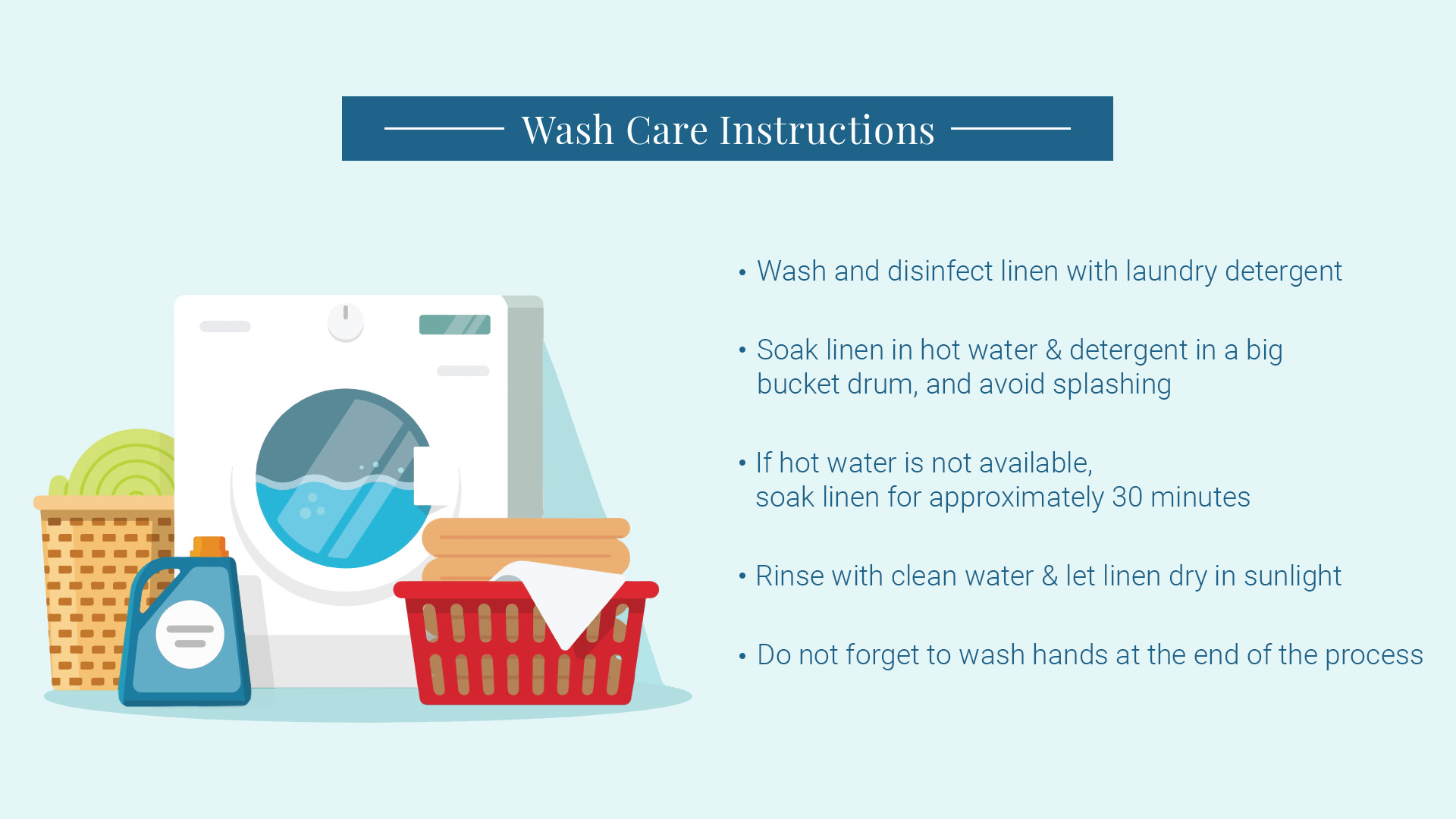 Wash Care Instruction